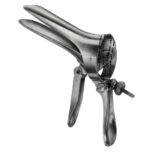 Speculum vaginal en acier inoxydable Graves avec tube d'évacuation des fumées, support pour échantillons chirurgicaux, instrument médical de classe II SSI-SS-0025 - Product Image 2