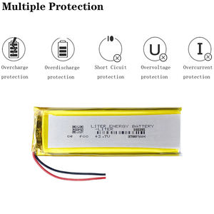 103395 <span class=keywords><strong>3.7v</strong></span> 3700 סוללת ליתיום פולימר ליתיום פולימר - Product Image 4