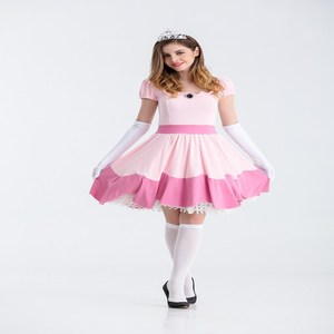 <span class=keywords><strong>Disfraz</strong></span> de <span class=keywords><strong>princesa</strong></span> melocotón de lujo para adultos, <span class=keywords><strong>disfraz</strong></span> de <span class=keywords><strong>princesa</strong></span> melocotón para <span class=keywords><strong>mujer</strong></span>, fiesta de Super Brothers, disfraces de Halloween - Product Image 2