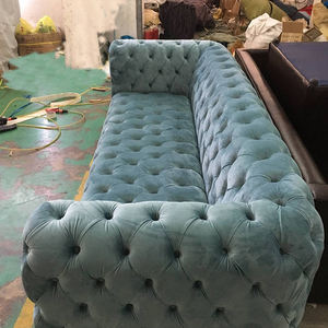 قوانغدونغ الأثاث الحديث بولي الصغيرة طقم أريكة اثنين مقاعد أريكة للأثاث المنزلي تشيسترفيلد صوفا - Product Image 3