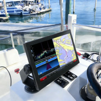 Écran tactile marin de 21,5 pouces avec traceur GPS, détecteur de poissons Garmin, navigateur GPS marin, revêtements anti-reflets