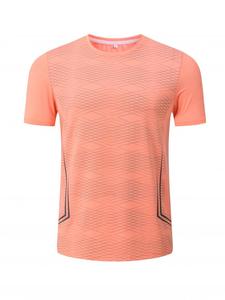 T-shirt de sport décontracté pour homme avec logo personnalisé brodé et imprimé, séchage rapide, en Spandex/Polyester 180 grammes, manches courtes, design vierge - Product Image 2