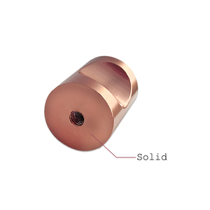 Rose <strong>Gold</strong> Furniture <strong>Knobs</strong> Aluminum Small Round <strong>Knobs</strong> Solid Kitchen Drawer Pull Handle - Product Image 3