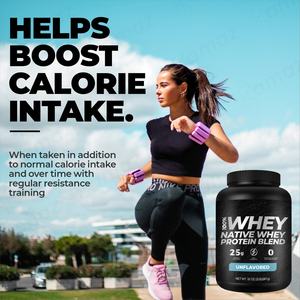 תווית פרטית amaz 80% חלבון מי לבודד wpi 90% עבור צמיחה שריר כושר מוצרי אבקת המינון טופס נשים - Product Image 6