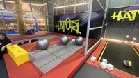 Parc d'aventure intérieur personnalisé pour enfants et adultes Attractions multiples, y compris le parcours de corde Parcours Ninja Escalade en falaise