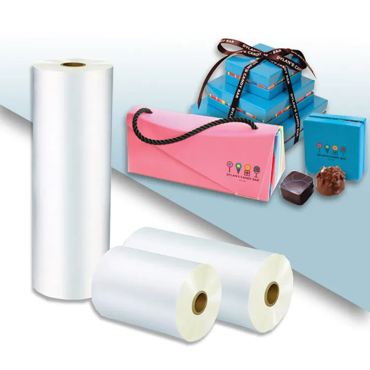 Wholesale Bopp Packaging Heat Pet Lamination Moistureproof Plastic Film Roll