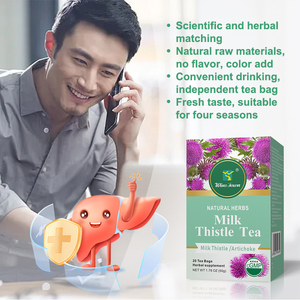 Teh <span class=keywords><strong>Milk</strong></span> <span class=keywords><strong>Thistle</strong></span> Penunjang Kesehatan Hati OEM/ODM - Rasa Panggang Silybum Marianum, Suplemen Herbal Alami untuk Perawatan Hati & Paru-Paru - Product Image 2