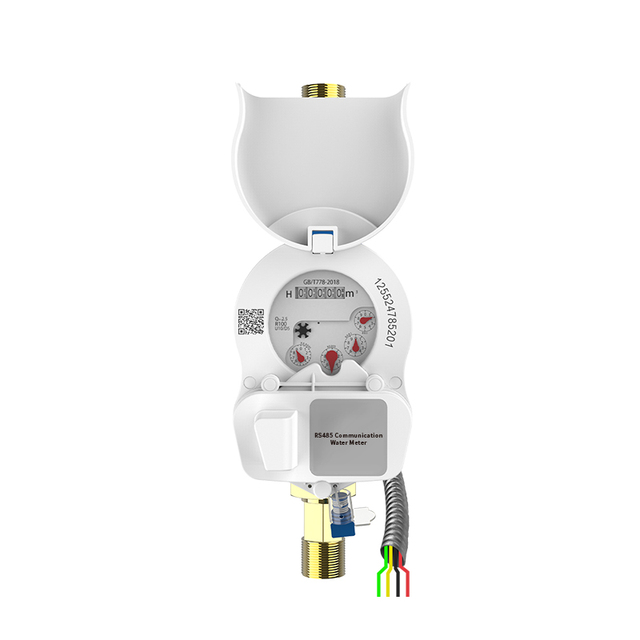 High-Accurate Durable Energy-Efficient Threaded Cold Water Flow Meter Smart Plastic Prepaid Remote Reading Electrical OEM