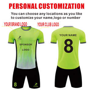 Verkopende 100% Polyester Heren-En Damesvoetbal Trainingskleding Nieuw Ontwerp Ademende Voetbalshirts Op Maat - Product Image 4