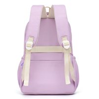Sac à dos multi-poches tendance marron et blanc pour ordinateur portable, idéal pour le bureau, l'université, les voyages, et les enfants - Meilleure vente
