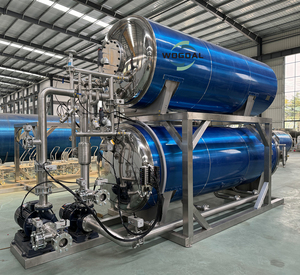 Asme מוסמך תעשייתי אוטומטי מים חם טבילה מעקר autoclave עם טנקים כפולים לעיבוד מזון - Product Image 5