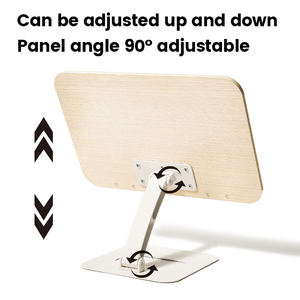 Support <span class=keywords><strong>de</strong></span> <span class=keywords><strong>livre</strong></span> en bois réglable en alliage d'aluminium pour la lecture, support portable pour ordinateur portable en bois durable - Product Image 3