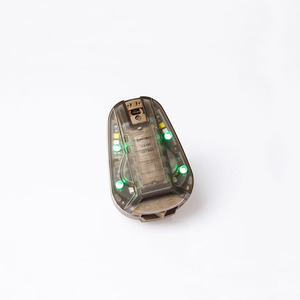 Lampe de casque de survie FMA <span class=keywords><strong>HEL</strong></span>-STAR6 GEN III+ à lumière verte IR stroboscopique, étanche, en nylon+ABS, CR123 - Product Image 2