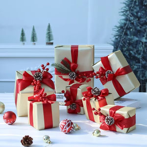 Décoration de Noël Créative et Festive en Matériaux Recyclés avec Paillettes, Idéale pour les Cadeaux et le Shopping, Portable et Réutilisable, Finition Mate - Product Image 2