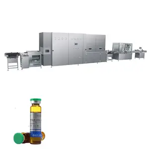 Factory Price glass bottles automatic Coupling agent powder Oral Liquid vial paste Filling Capping packing Line Machine