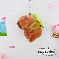 Articles promotionnels en promotion : Mini-cadeaux, porte-clés en peluche mignons en forme de capybara, breloques de sac