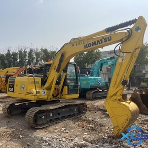 Mini-excavatrice sur chenilles Komatsu PC130 d'occasion, d'origine japonaise, 13 tonnes, avec boîte de vitesses, PLC et pompe hydraulique, pour travaux municipaux et urbains - Product Image 4