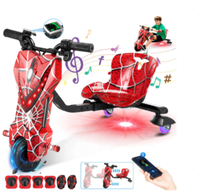 Skuter Trike Drift Listrik 3 Roda OEM Pabrik untuk Anak-anak 1/10 Motorisation Avant Tinggi Dapat Disesuaikan 36V Mobil Dijual 250W Tenaga Roda PU
