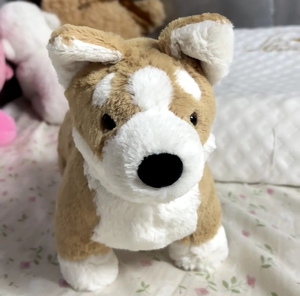 Jellcatt UK Lindo Peluche de Corgi Galés, Juguete de Peluche Suave, Muñeco de <span class=keywords><strong>Perro</strong></span>, Regalo de Acción de Gracias y Navidad - Product Image 2