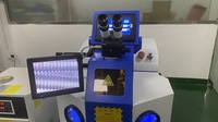 Nouvelle machine de soudage laser YAG automatique à impulsions de 200 W, portable, de type bureau, haute précision, pour la réparation de bijoux en or/argent