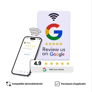 Carte de paiement NFC <span class=keywords><strong>RFID</strong></span> 13,56 MHz avec <span class=keywords><strong>code</strong></span> <span class=keywords><strong>QR</strong></span> pour les médias sociaux, utilisation hôtelière, étanche, taille personnalisée, capteur intelligent - Product Image 4