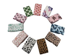 <span class=keywords><strong>Ensemble</strong></span> de bandes de résistance pour les fessiers, imprimées sur mesure, imprimé léopard, exercice physique, fitness - Product Image 2