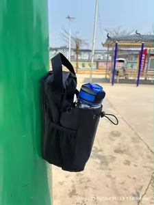 Logo personnalisé bandoulière porte-bouteille d'eau sac de sport étanche avec fermeture éclair magnétique et aimant pour les sports de plein air - Product Image 5