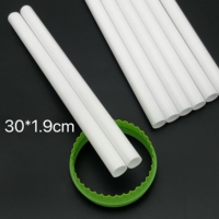 Tiges de support en plastique blanc épaissies pour gâteaux à étages, tailles personnalisées, pour la construction et l'empilage de gâteaux