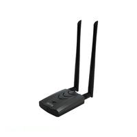 Tarjeta de Red USB ALFA AWUS036ACH RTL8812AU Inalámbrica Compatible con Raspberry Pi para Kali Linux MAC Modelo RC