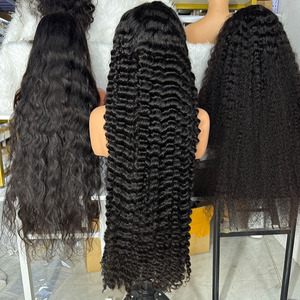 Perruque de cheveux humains lisses de 40 pouces, perruque Lace Front de 40 pouces, perruque longue et droite, fournisseur en gros de perruques Lace Front en cheveux humains - Product Image 2