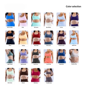 Nuevo Sujetador Deportivo Sin Costuras Estilo Halter YIYI para Mujer, Soporte Medio, Tejido Transpirable <span class=keywords><strong>de</strong></span> Spandex/Nylon para <span class=keywords><strong>Yoga</strong></span> y Actividades al Aire Libre - Product Image 5
