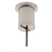 Kit de fixation pour suspension de plafond, rail en acier, matériel de fabrication pour l'installation de luminaires LED