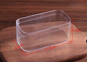 Caja de postre de taza reciclable de plástico duro transparente de 5mm de espesor/contenedor de pastel para pudín de fruta tiramisú sándwich tienda de alimentos - Product Image 4
