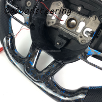 Volant de course en fibre de carbone véritable forgée pour Dodge SRT Charger Challenger Hellcat Durange 392, broderie personnalisée