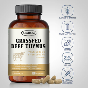 Healthife Oem Private Label Grasgevoerd Rundvlees Thymus <span class=keywords><strong>Capsules</strong></span> - Product Image 2