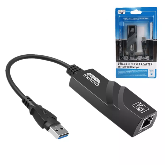 Type-C USB 3.0 Gigabit Adapter Type-C to RJ45 LAN Ethernet Network Card Converter External Wired Stock for Laptop PC