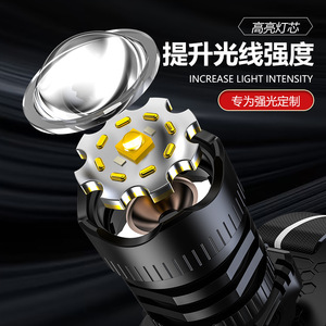 Nuevo Faro Digital P50, 2400mAh Recargable, Luz LED de Alta Intensidad con Zoom, Carga Tipo-C para Uso en Exteriores - Product Image 1