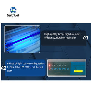 ตู้ตรวจสอบสี SKZ199 ตู้จับคู่สี ตู้ดูสี กล่องไฟตรวจสอบสี รองรับแหล่งกำเนิดแสงที่กำหนดเองได้ - Product Image 4