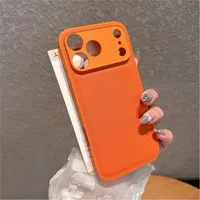 Coque de téléphone antichoc mate à texture cuir litchi rétro compatible avec iPhone 17E 17 Air 16E 16 15 14 Plus 13 12 Mini 11 ProMax