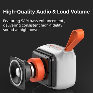 Altavoz Inalámbrico XDOBO <span class=keywords><strong>Prince</strong></span> 1995 II de 12W con Resistencia al Agua IPX7, Batería de 3300mAh, Estéreo TWS, Carga Tipo-C, 80dB, para Camping y Viajes - Product Image 3