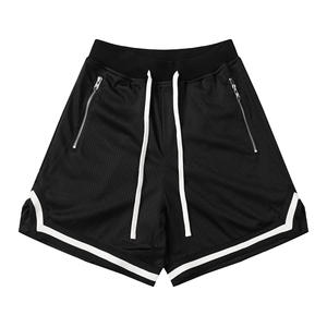 Pantalones cortos de baloncesto informales de estilo americano europeo para hombre, pantalones cortos deportivos de malla de algodón de cintura media de secado rápido, transpirables con estampado de moda - Product Image 1