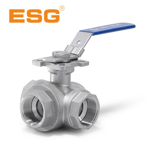 วาล์วบอลสแตนเลส ESG ขนาด 1 นิ้ว เกลียวเต็ม แบบแมนนวล สำหรับน้ำ - Product Image 2