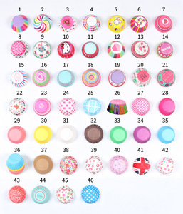 100PCS/Pack Moules à cupcakes arc-en-ciel antiadhésifs, moules à muffins jetables, doublures en papier pour cupcakes, doublures pour muffins - Product Image 3