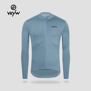YKYWBIKE春プロチームサイクリング長袖エアロジャージー自転車スリムサイクリング服レースバイクジャージー - Product Image 5