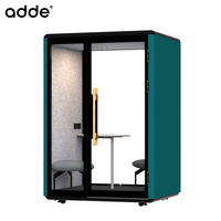 Kabin Kantor Portabel Kedap Suara Modern, Pod Rapat Privasi Akustik, Bilik Telepon, Pod Isolasi Suara