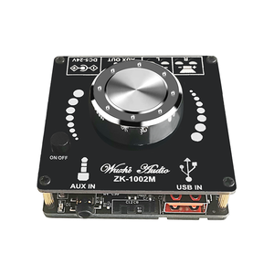 WUZHI AUDIO <span class=keywords><strong>ZK</strong></span>-<span class=keywords><strong>1002M</strong></span> 100W + 100W Bluetooth 5.0 Amplificador de Audio de Potencia de Doble Canal, Placa Amplificadora Estéreo - Product Image 1