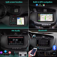 Autoradio Android pour Peugeot 107 Toyota Aygo Citroën C1 2005-2014 Écran tactile Système de navigation GPS Multimédia Unité principale