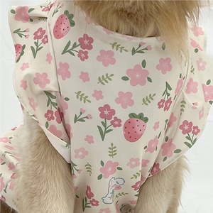 Bonito chaleco para perros medianos a grandes con estampado Golden Retriever Labrador Samoyedo para Primavera Verano temporada Invierno ropa de protección solar - Product Image 3