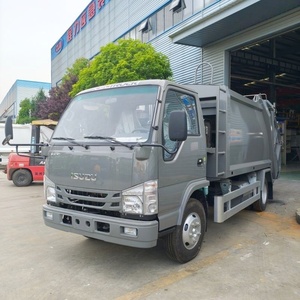 ISUZU 4x2 Compress Garbage Truck 6cbm Rear Loading Disposal Refuse <b>Waste</b> Compactor Dump Garbage Truck for Sale - Product Image 6