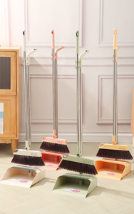 Juego de Limpieza Doméstica Mejorado con Mango Largo <span class=keywords><strong>Plegable</strong></span> de PET y Acero Inoxidable con <span class=keywords><strong>Escoba</strong></span> y Recogedor para Uso en el Hogar - Product Image 2